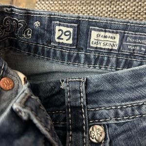 Miss Me skinny jeans with angel wing pocket